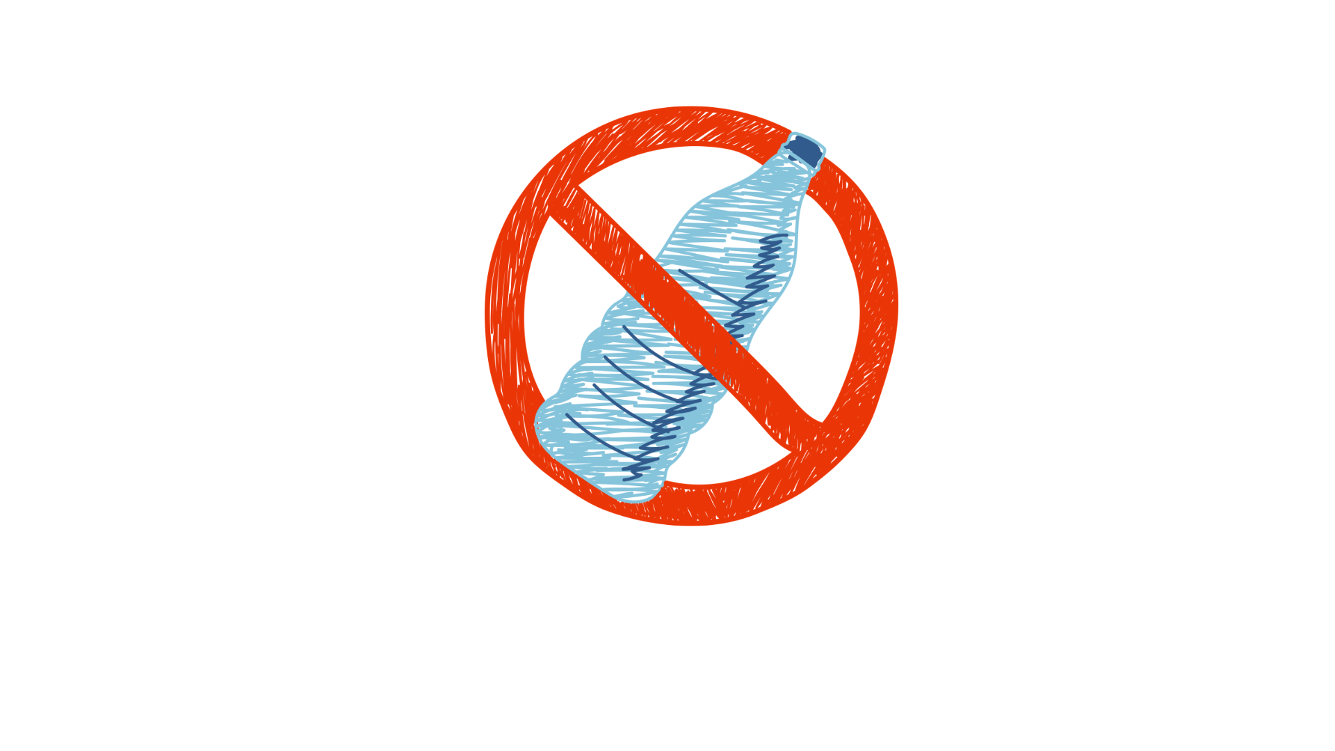 Proibido garrafa plástica